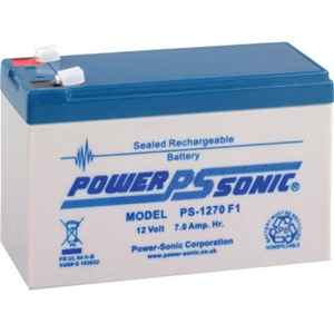 Power-Sonic PS-1270 Multifunctioneel Batterij - 7000 mAh - Gesloten lood (SLA) - 12 V DC - Oplaadbare batterij - 1 verpakking