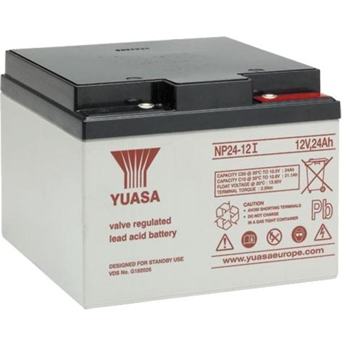 Yuasa NP24-12 Multifunctioneel Batterij - 24000 mAh - Loodzuur - 12 V DC - Oplaadbare batterij