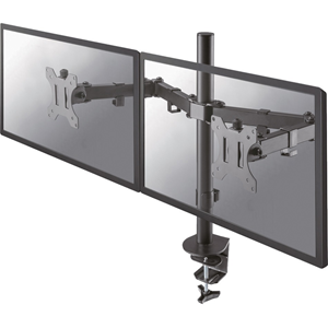 NewStar FPMA-D550DBLACK Bureausteun voor Plat scherm - Zwart - 2 Display(s) Supported81,3 cm scherm support - 16 kg laadcapaciteit - 75 x 75 VESA Standard