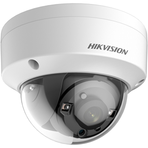 Hikvision Turbo HD DS-2CE56D8T-VPITE 2 Megapixel Surveillance camera - Kleur, Monochroom - 20 m Night Vision - 1920 x 1080 - 2,80 mm - CMOS - Kabel - dome - Muurbevestiging, Paalmontage, Bevestiging voor verdeeldoos, Hangbevestiging, Plafondsteun