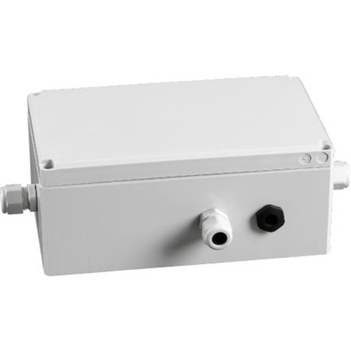 Grijze interfacebox van polycarbonaat voor alarm- en sproeierpompaansluitingen voor MIC IP-camera's - Impactbestendig - Polycarbonaat - Grijs