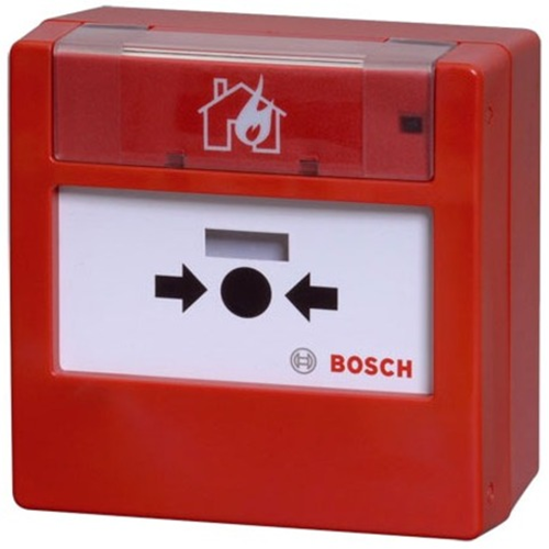 conventionele handbrandmelder met resetfunctie voor gebruik binnenshuis, directe alarmactivering (type A), opbouwmontage, rood - Rood - Glas
