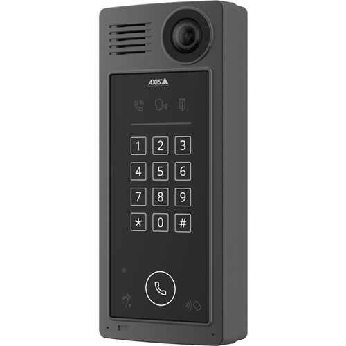AXIS A8207-VE MkII Video deur telefoon substation - 6 Megapixel - CMOS - 180&deg; Horizontaal - 120&deg; Verticaal - 0 lux - Volledige duplex - Aluminium, Polycarbonaat, Glas - Access Control, Surveillance, Poortingang