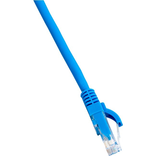 W Box 50 cm Categorie 6e Netwerkkabel voor Network-device - 5 - Patchkabel - Goud Connector met metaallaag - 28 AWG - Blauw