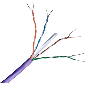 Connectix 305 m Categorie 6 Netwerkkabel voor Network-device, Patchpaneel - Ongeďsoleerde draad - Kaal draad - 23 AWG - Paars