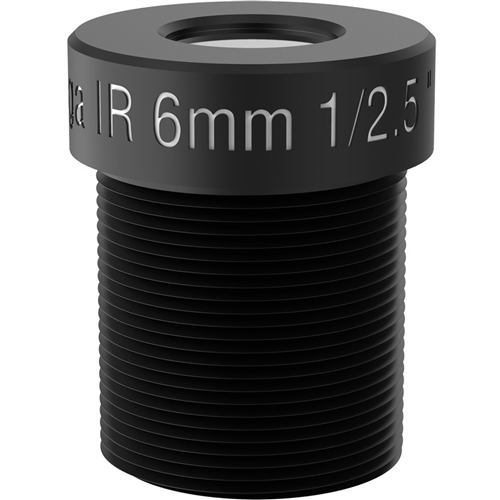 AXIS - 6 mm - f/2 - Vast Lens voor M12-bajonet - Ontworpen voor Surveillance camera