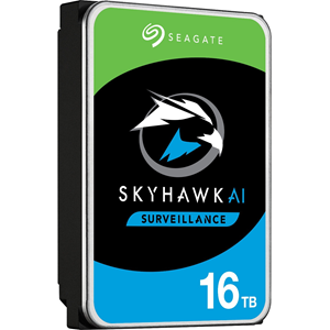 Seagate SkyHawk AI ST16000VE002 16 TB Harde schijf - 3.5" Intern - SATA (SATA/600) - Netwerk-videorecorder Ondersteunde apparaten