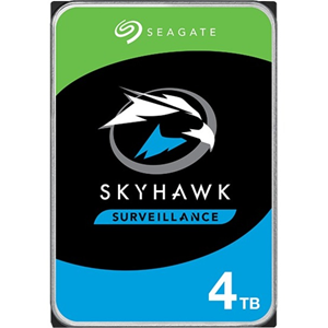 Seagate SkyHawk ST4000VX013 4 TB Harde schijf - 3.5" Intern - SATA (SATA/600) - Netwerk-videorecorder, Videobewakingssysteem Ondersteunde apparaten