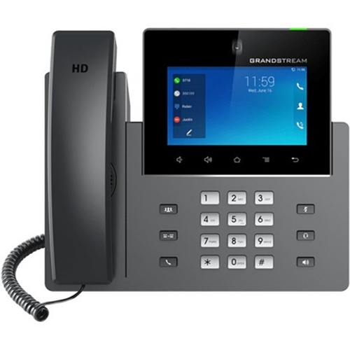 2N GXV3350 IP-telefoon - Bedraad - Bedraad/draadloos - Bluetooth, Wi-Fi - Zwart - VoIP - 2 x Netwerk (RJ-45) - PoE Ports